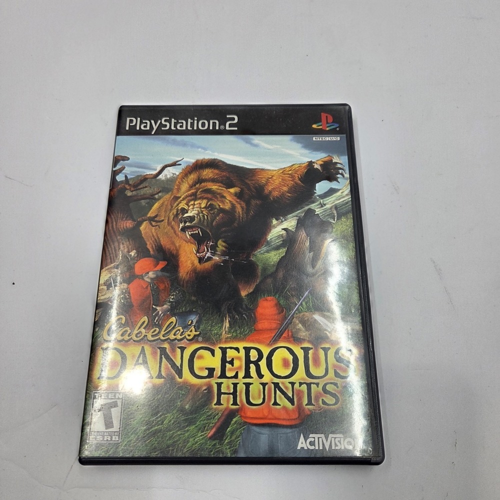 Cabela's‎ Dangerous Hunts Sony PlayStation 2 PS2 Game CIB Complete Manual Tested
